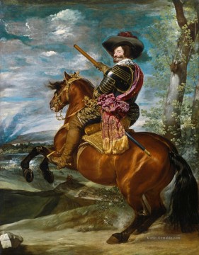  herz - Der Graf Herzog von Olivares zu Pferdeporträt Diego Velázquez